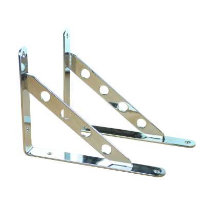 Factory OEM  Metal Triangle Corner Brackets Custom Design Wall  Brackets for  Decorative